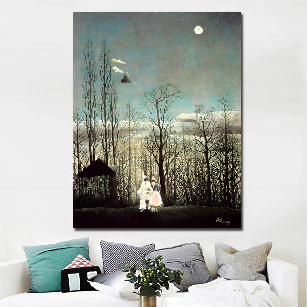

Primitivism Oil Painting Rousseau  Home Decor Wall Pictures For Living Room Canvas Art Printed