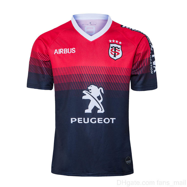 

2021 2022 New Toulousain Rugby Jersey Le Stade Shirt S-5XL, Black;yellow