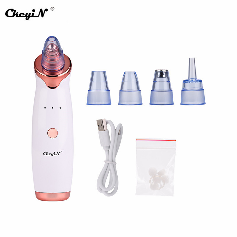 

Microdermabrasion Blackhead Remover Vacuum Suction Nose Face Deep Cleaning Pimple Acne Comedone Extractor Facial Pores Cleaner