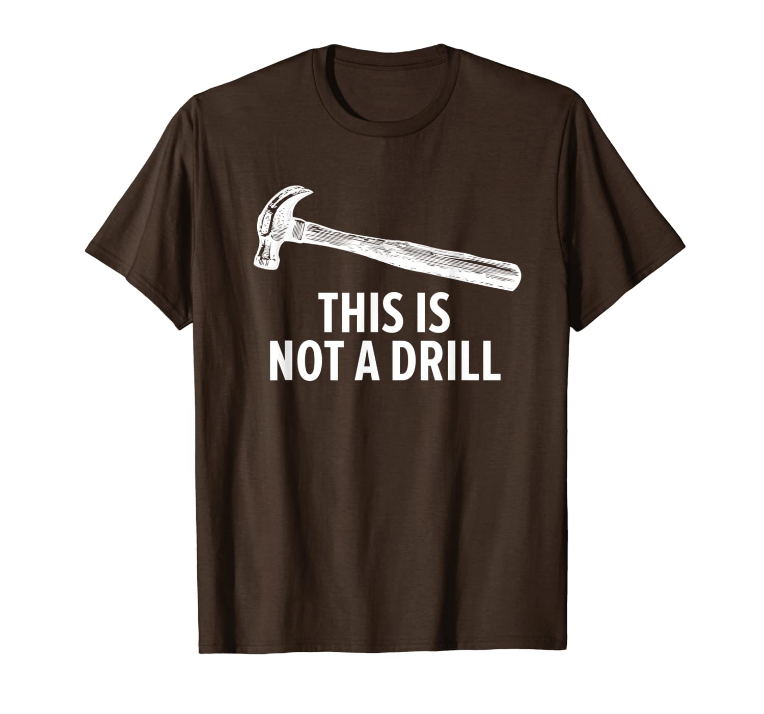 

this is not a drill t-shirt funny carpenter t-shirt, White;black
