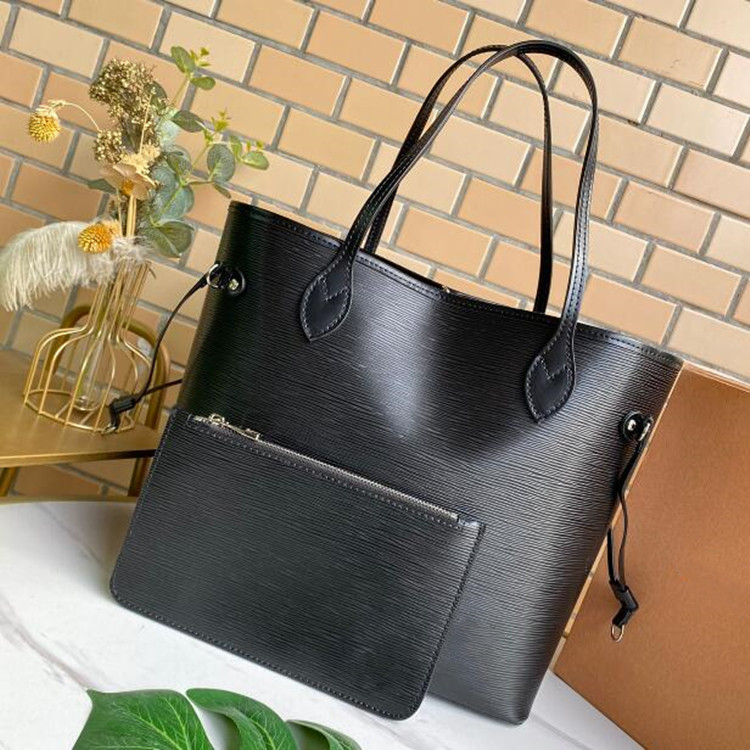 

Ladies Vintage Handbag Plain Classic Letter Composite Bags Cowhide Double Handle Delicate Tote Bag Women Fashion Purse, Multi-color