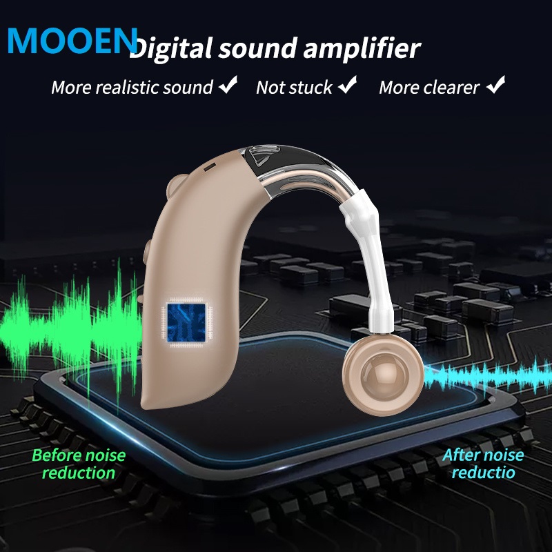 

2021 Best Cheap Rechargeable Hearing Aid Mini Device Ear Amplifier Digital Hearing Aids BTE Elderly Ear Care Hearing AmplifierScouts