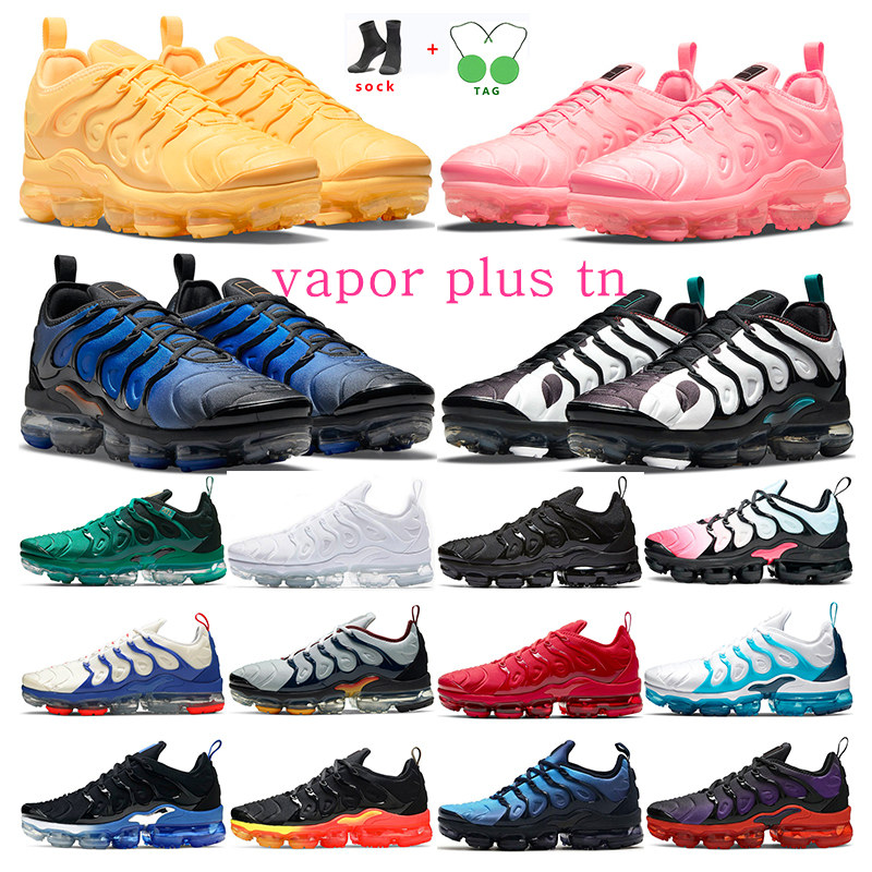 

mens running shoes vapor tn plus womens fashion yolk Bubblegum triple black white Royal gold Fresh Voltage Purple Lime Green men sports sneakers outdoor, 16 royal blue 40-45