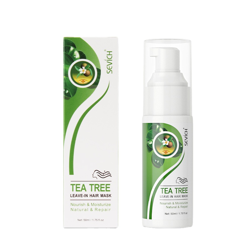 

50ml Deeply Nourishing Tea Tree leave-in Hair Mask Repair Damaged Moisturize Hair Smoothing Keratin Hair Treatment Mask