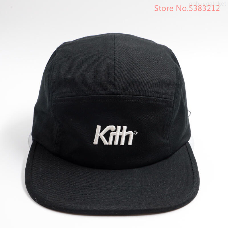 

Panel Kith 5 Camp Cap Adjustable Baseball Cap Snapback Hip Hop Trucker Caps For Men Women Dad Hat Casual Sun Visor OutdoorNO6M{category}, Navy
