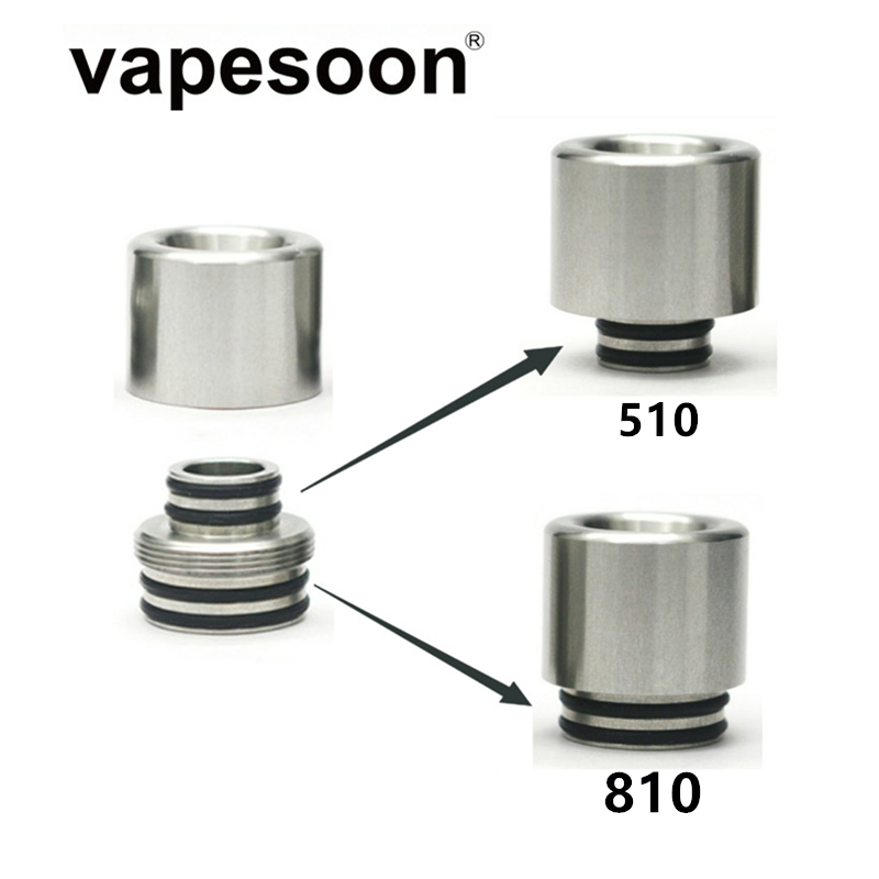 

Stainless Steel Changeable 510 810 Drip Tip Anti-frying Oil for Electronic Cigarette Atomizer Tank Vape Vaporizer