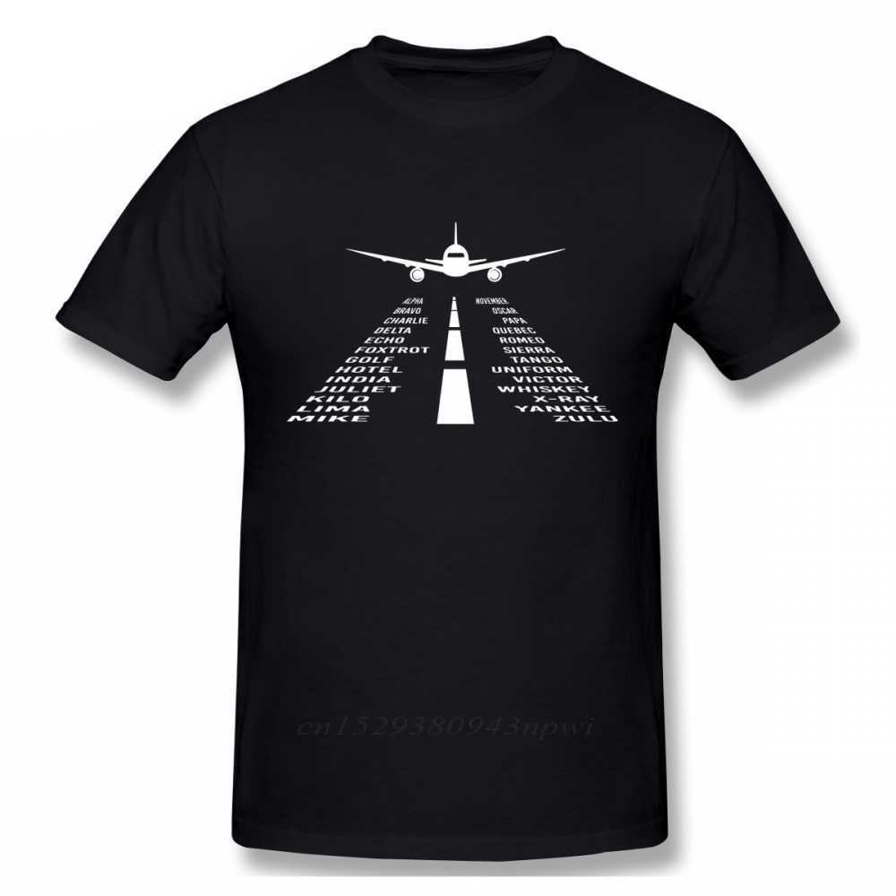 

Novelty Airplane Phonetic Alphabet Pilot Gift T shirt Fashionable Streetwear Shirt Organic Cotton Camiseta 210629, White