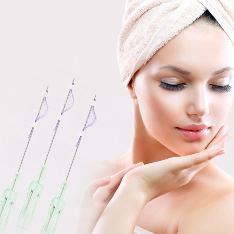 

Beauty Items 20 Lines Multi Thread Pdo Lift Face Temples Filler Thread L Needle 21g 23g