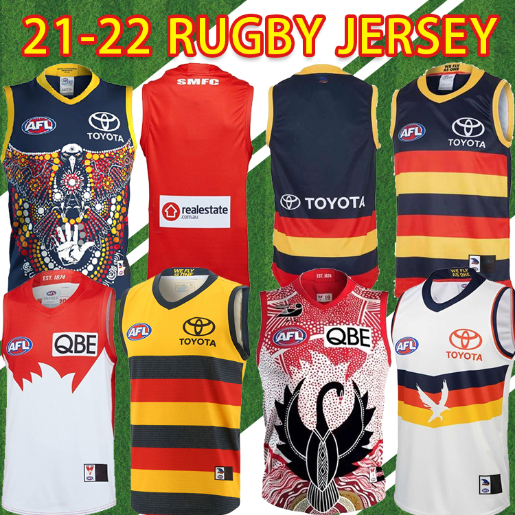 

2021 2022 Fremantle Dockers jersey Giants Suns 21 22 Melbourne St. Kodak Collingwood hi crow Sydney Swans Rugby Jerseys AFL League shirt vest, White