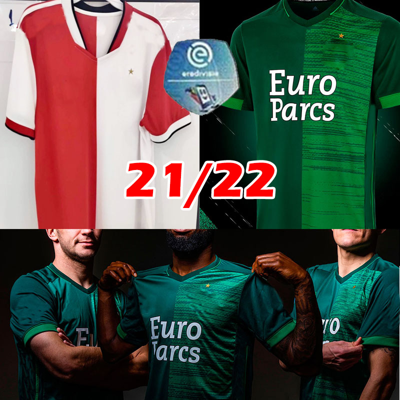 

21/22 Rotterda BERGHUIS Soccer jerseys 2021 2022 V.PERSIE JORGENSEN BOZENIK TOORNSTRA Feijenoord retro football jersey home Away men kids kits uniforms, Wudiniesi