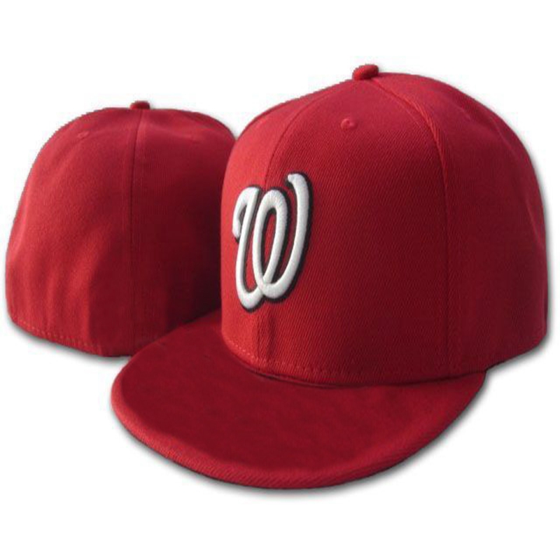 

Nationals W letter Baseball caps men gorras bones women hip hop hat bone aba reta rap toca Fitted Hats