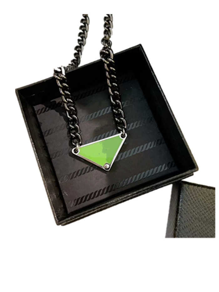 2022PRA Design value women&#039;s triangular pendant necklace fashion high quality luxury brand jewelry-image-755270514