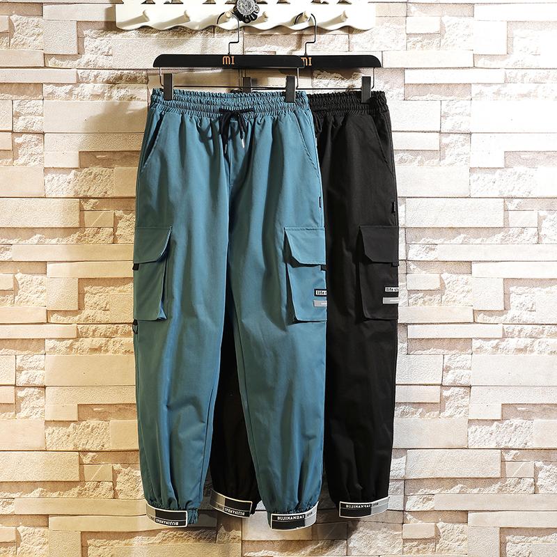 

Men's Pants Sportwear Sweatpants Black Camouflage Trousers HIP HOP Pocket Casual 2021 Streetwear Spring Autumn Fashion Sport