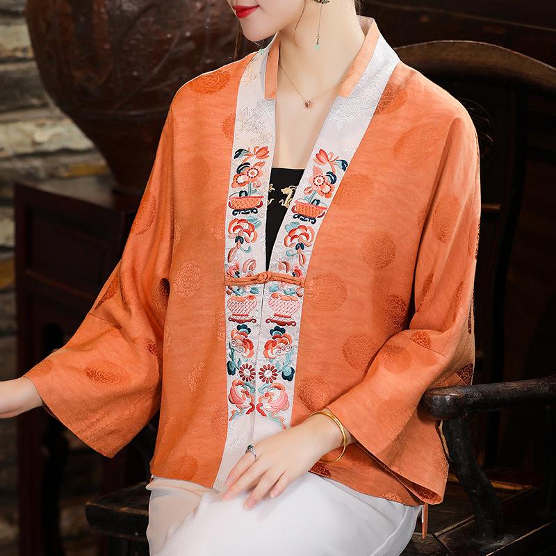 

Ethnic Clothing Chinese Trasitional Clothes 2022 Years Tangsuit Embroidery