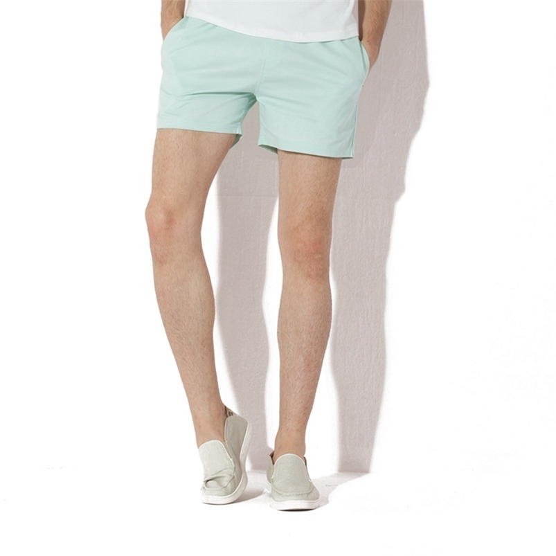 

arrival casual man shorts summer pink shorts 7 colors white black blue 210720