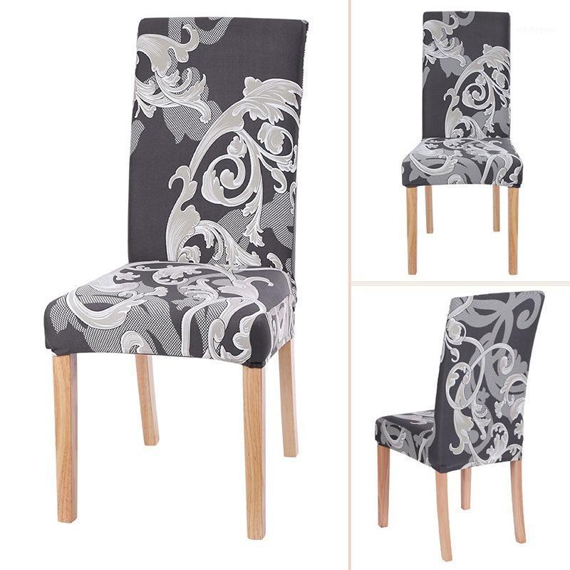 

Spandex Chair Cover Stretch Home Dining Elastic Floral Print Covers Multifunctional Cloth
