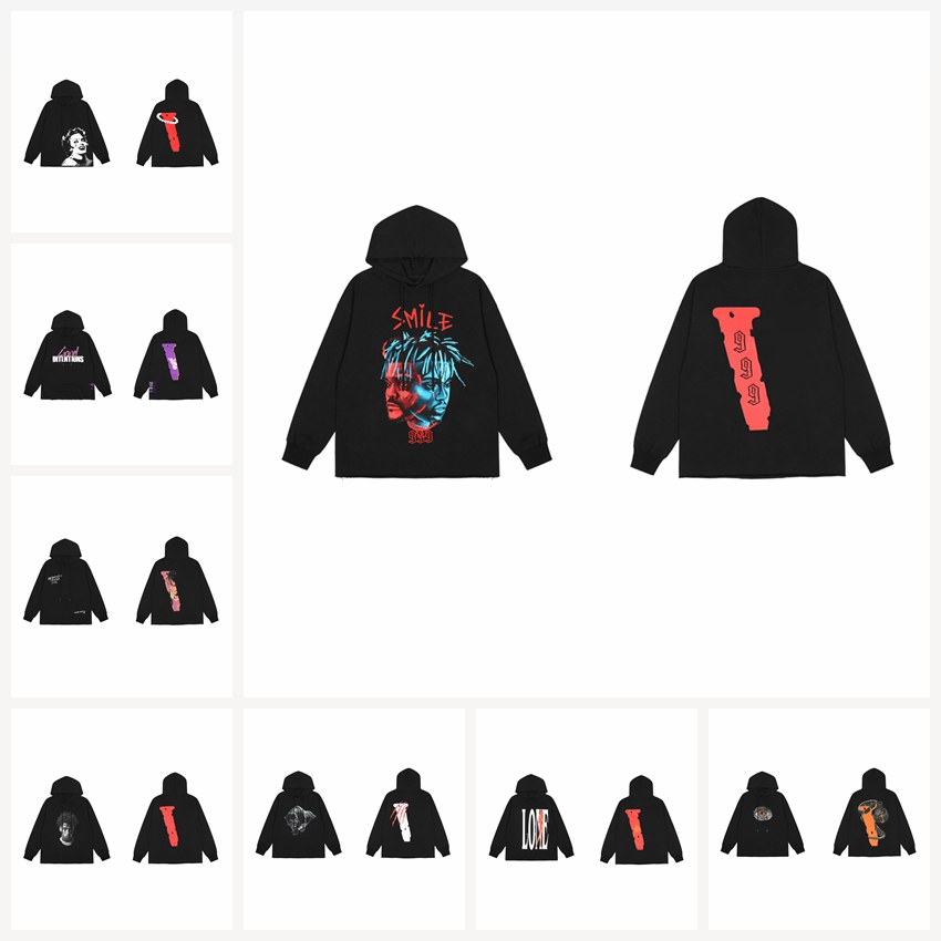 

Mens big v Hip Hop Stylist Hoodies High Quality Long Sleeve vlones Hoodie Men Women Sweatshirts ow of pa white Essential tech fleece hoodies tshirts shoes 02