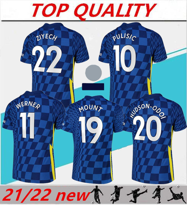 

2021 2022 HOME KANTE PULISIC ABRAHAM GIROUD SOCCER JERSEYS Camiseta de football 20/21 away third 4TH ZIYECH maillot camisetas SHIRT, 20/21 home
