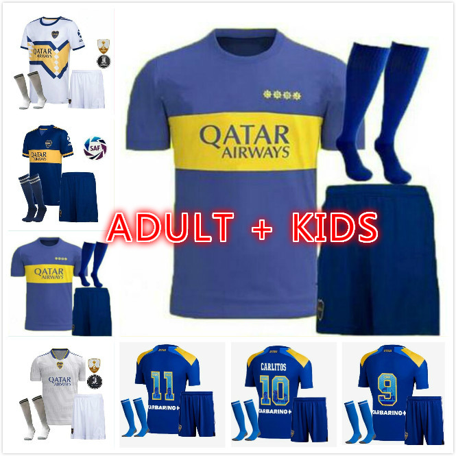 

adult kids kit 2021 2022 Boca Juniors soccer jerseys HOME third away 21 22 MARADONA TEVEZ GAGO OSVALDO CARLITOS Pavon SALVIO PEREZ DE ROSSI men football shirt, 20/21