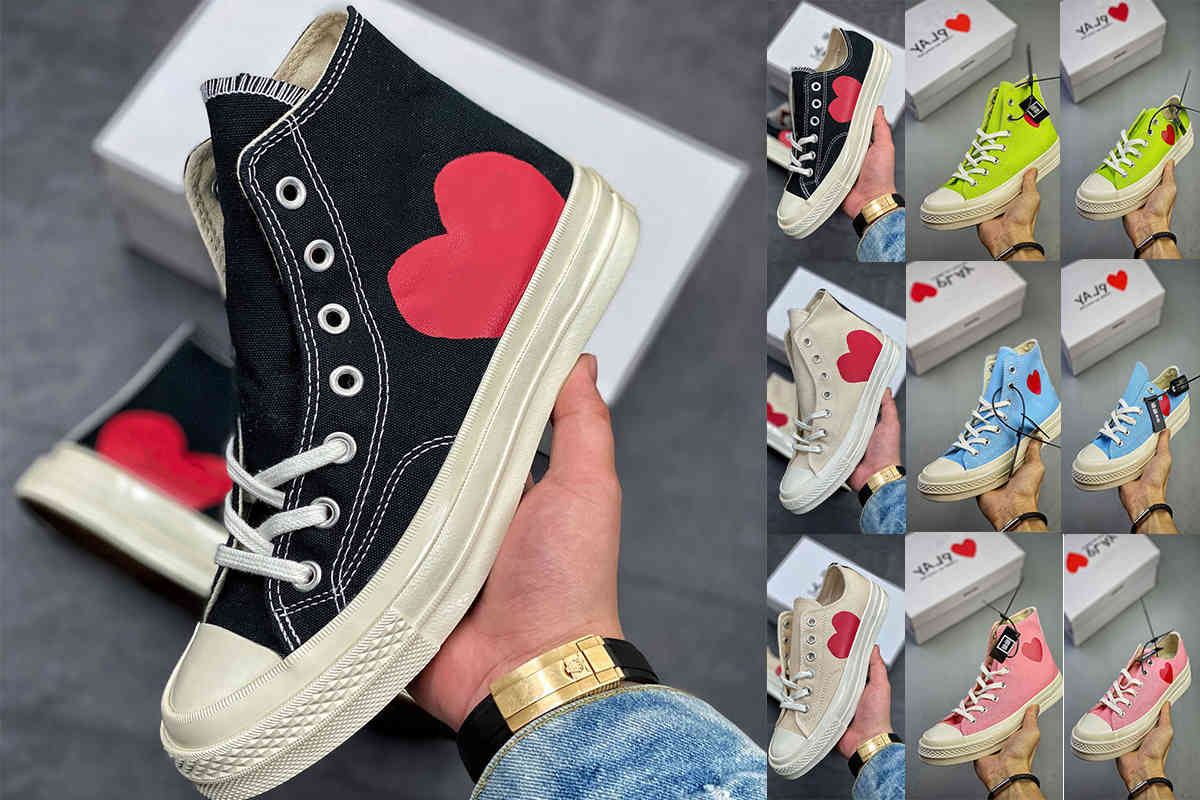 

Variety Of Colors 1970s Play Big Eyes Shoes Men Women Classic Fashion Casual Shoe Jointly Name Chuck 70 Cdg X Canvas Skateboard Sneaker, Black