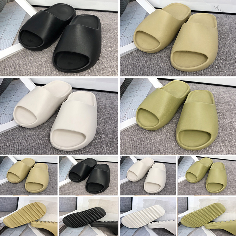 

Kanye Infants Kids Foam Runner Bone Designer Sandals Slides Summer Toddlers Brown west Desert Sand Resin Beach Childrens slipper 24-35, Color 2