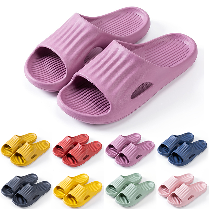 

Fashion Non-Brand mens women slippers shoes red Lemon yellow green pink purple blue men slipper bathroom wading shoe size 36-45, Item #1