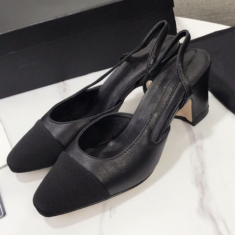 

Fairy style summer women's sandals evening breeze gentle designer high heels toe cap fashionable leather comfortable roman ribbon office shoes, Black