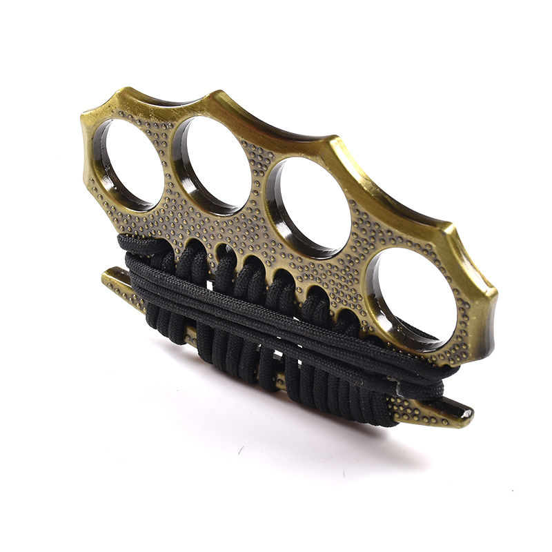 

Bronze Steel Brass Knuckle Dusters Self Defense Personal Security Women's and Men's self-defense Pendant