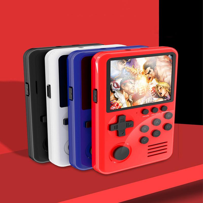 

Portable Game Players M3S Mini Handheld Built-in 1500+ Games 16 Bit Retro Smart Video Console With 4G TF Card For Kids Gift