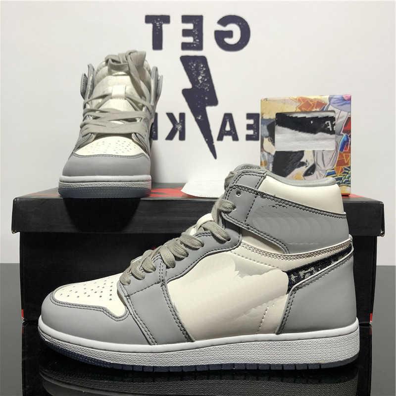 

Top Quality UNC 1 1s Chicago Shoes High Bred Scotts Banned Obsidian Jumpman Mens Women Fearless Womens Toe Sport Men Travis Basketball Bemi, Black