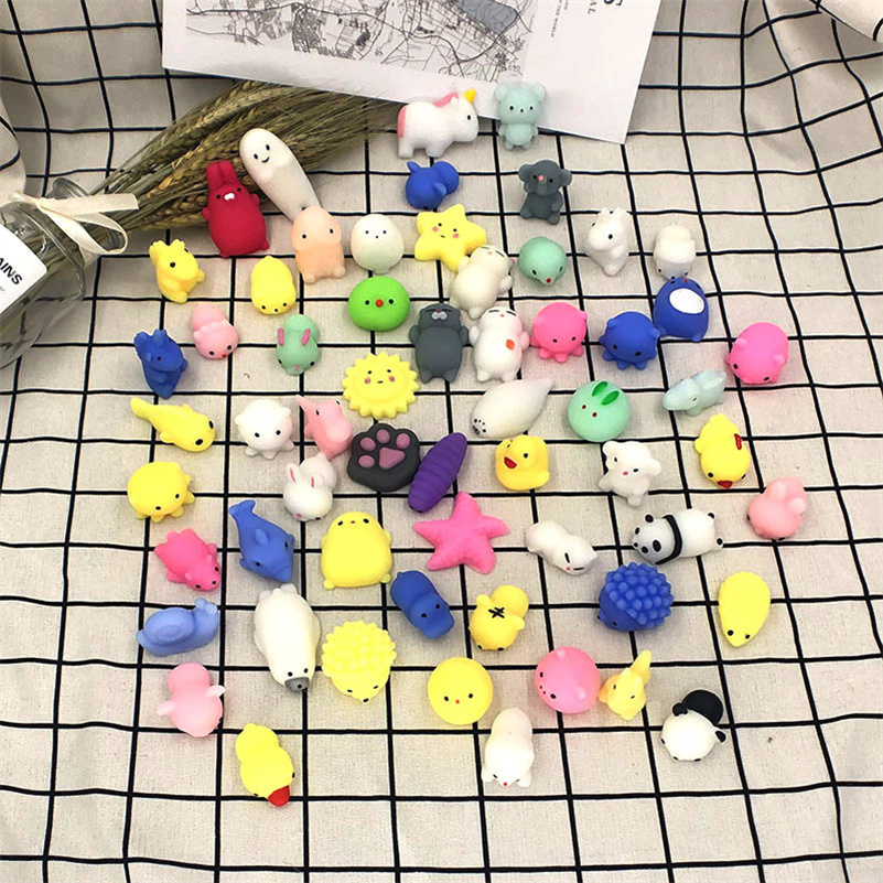 

50 style Animal dumplings toys squeeze music strange creative cute pet seal king vent decompression toy