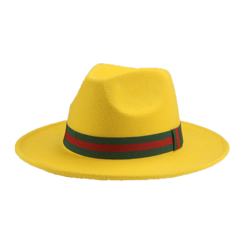 

Grain Ribbon Hat Women Men Fedora Hats Wide Brim Ribbon Band Winter Hats Classic Simple Dress Formal Wedding Churh Black White F, Sky blue