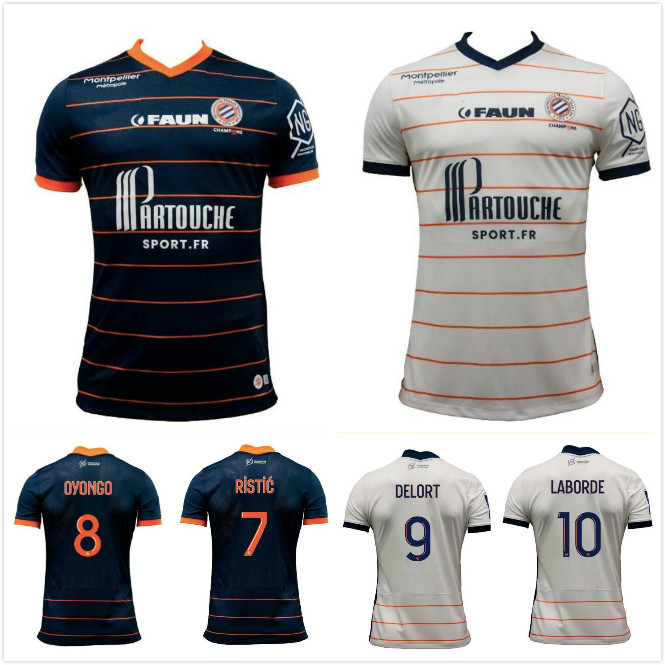 

maillots Montpellier soccer jerseys 21 22 home away DELORT LABORDE SAVANIER MAVIDIDI 2021 2022 WAHI MOLLET SKULETIC fOOTBALL SHIRTS uniforms top thailand quality