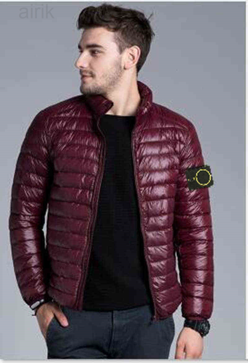 

Men' Jackets luxury men women down stone jacket Canada northern winter hooded island jacket badge printing contrast color warm and windproof, Black