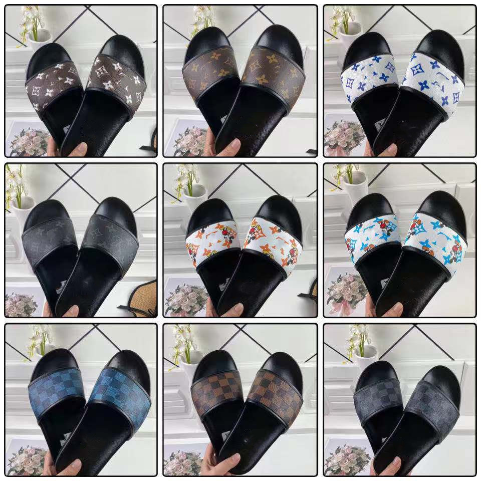 

2021 Classic women's sandals fashion couple slippers, Extra shoebox