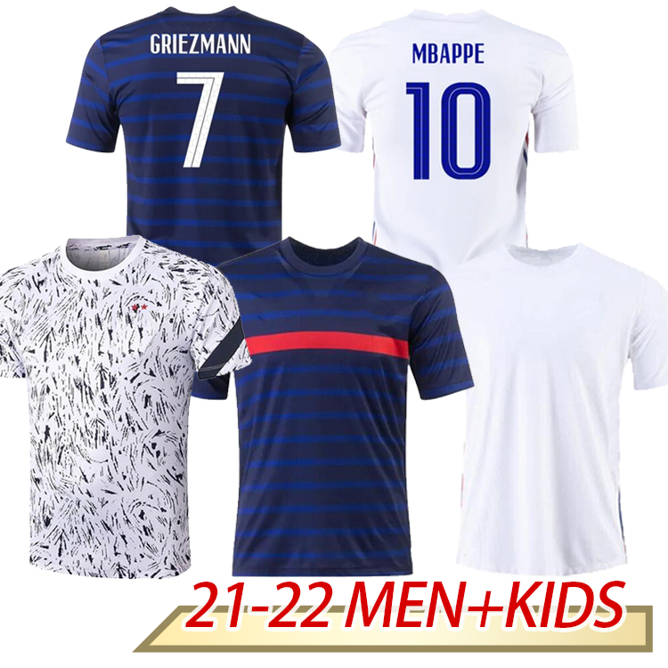 

MAN + KIDS 2021 GRIEZMANN MBAPPE soccer jersey KANTE 20 21 POGBA shirt Maillot de football France ZIDANE GIROUD Kimpembe Ndombele Thauvin 10, Black;yellow