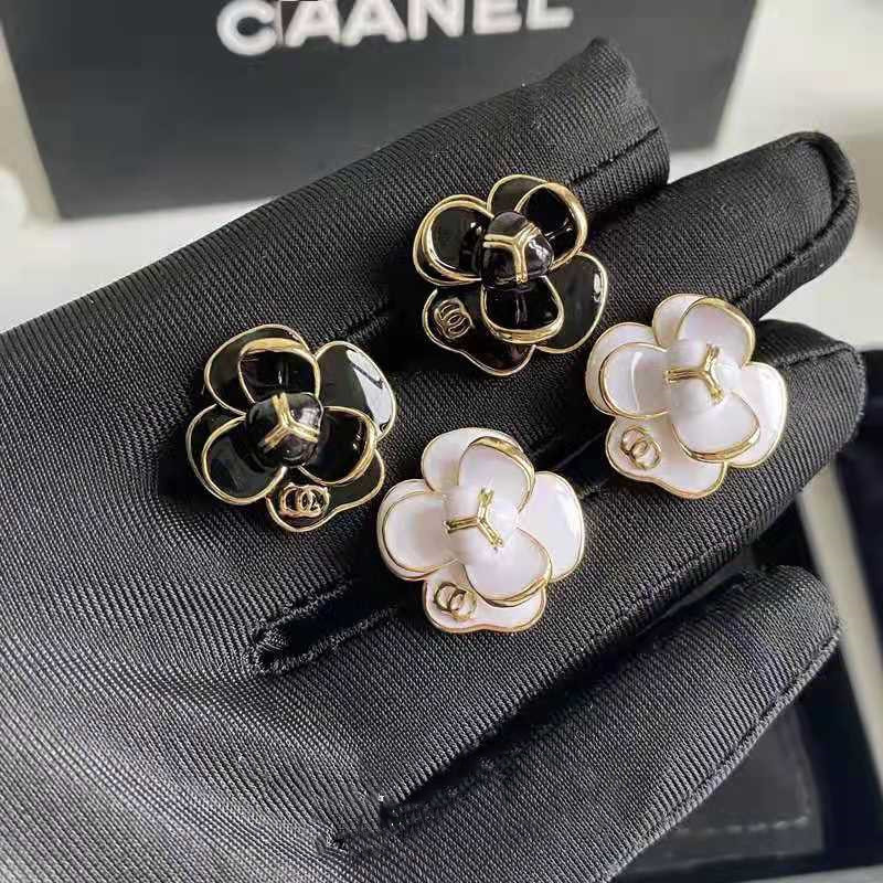 

Designer earrings JewelleryNew 925 silver needle Camellia temperament Earrings eardrop fashion versatile earrings for women 649A F6VB