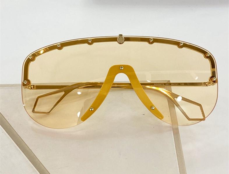 

Fashion Luxury Designed Gg0667S Sunglasses Lightweight Unisex Combined Bigrim Sun glasses UV400 99-01-140 Model Goggles Occhiali da sole fullset Packing Box