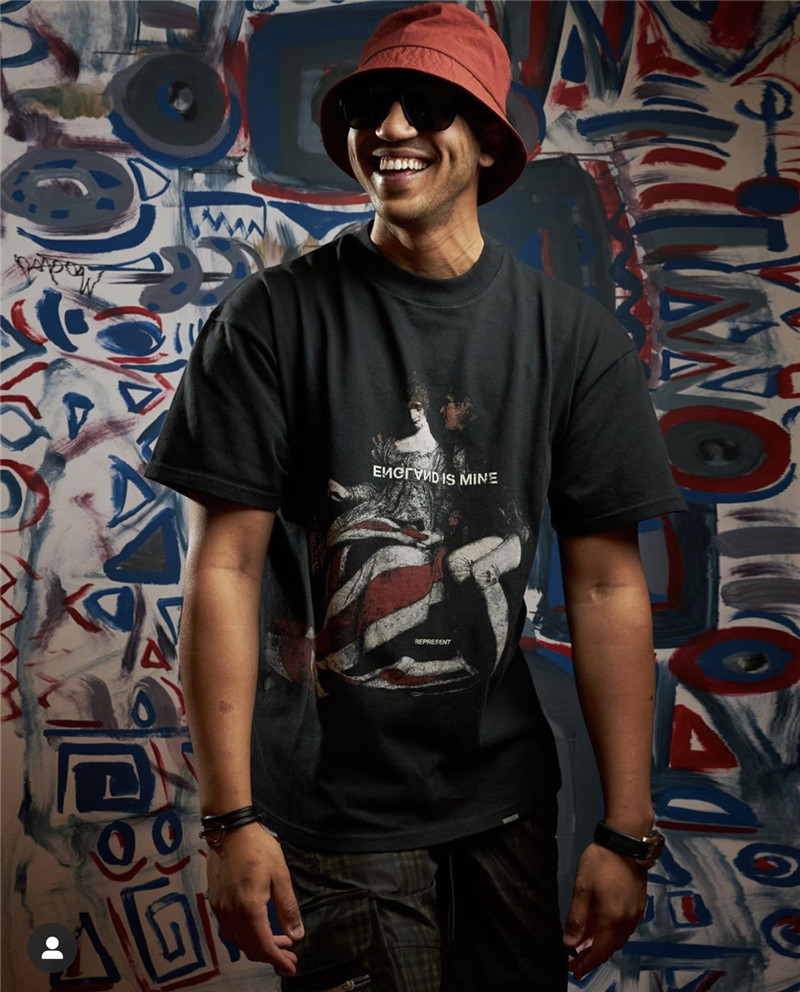 

Vintage T-shirt Men Women 1 High-Quality T Shirt Streetwear Oversized High Street Top Tees, White;black