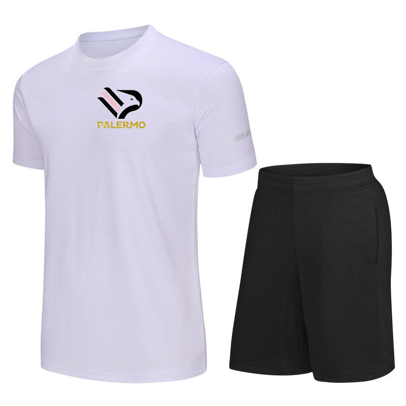 

Newest Unione Sportiva Città di Palermo Mens Football Training Tracksuits Jersey Fast-dry Short Sleeve Soccer Shirt Custom Logo Outdoor T Shirts Wholesale, Beige