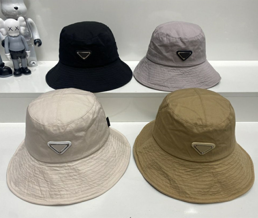 

Fashion Bucket Hat Basketball Cap for Man Woman Street Ball Caps Brim Hats 4 Color with Letter Highly Quality, C1