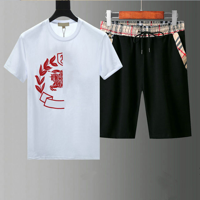 

Luxurys Designer Mens Dress man Tracksuit Short sleeve suit Fashion Tennis Tracksuits Jogger Suits 20ss Men Running sets -3XL#17, Gray