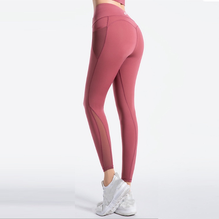 

Lulu Pants women's Yoga Fitness high waist tight elastic soft CaprisKO77, Black