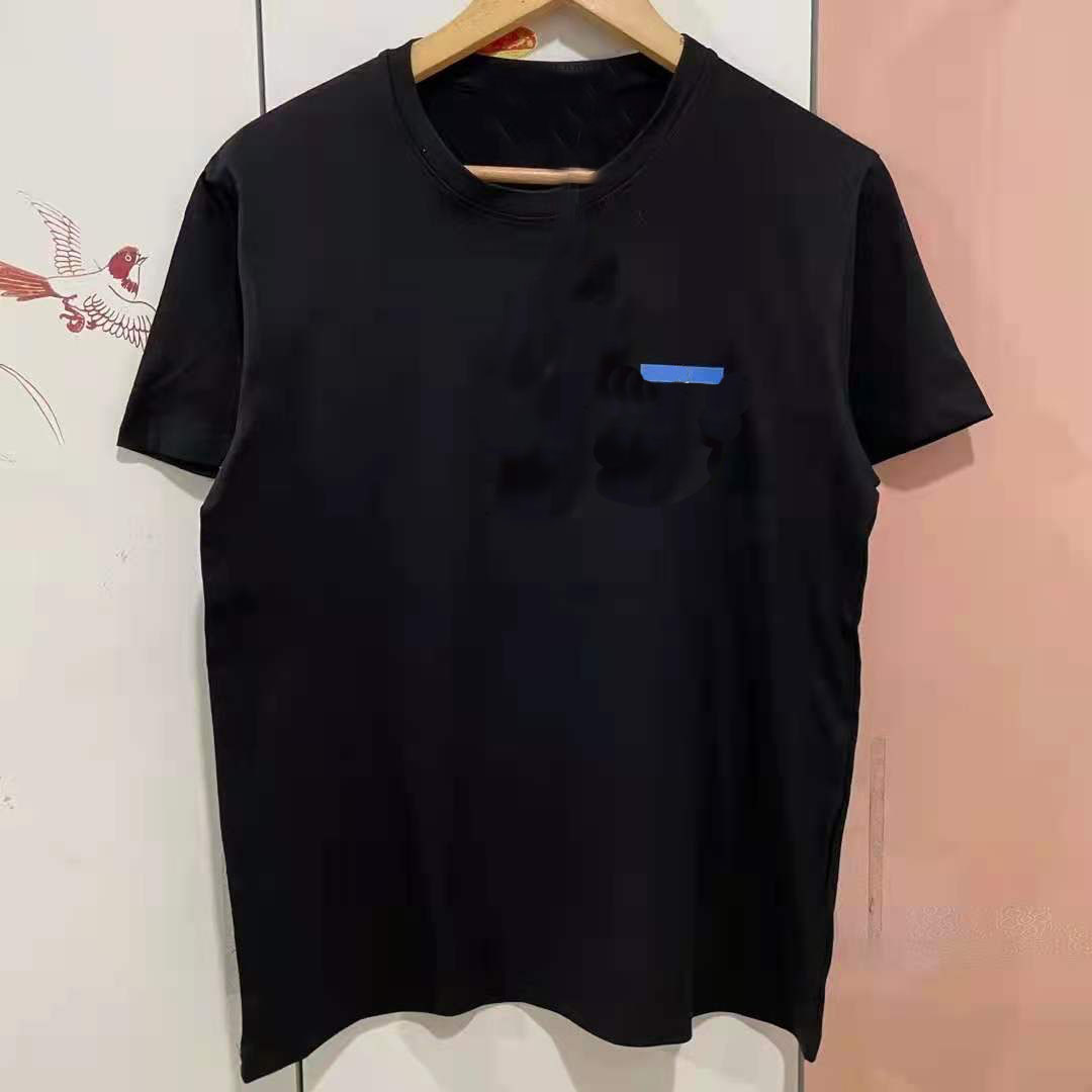 

Blue Letter Pattern S-5XL Cotton Mens T Shirts Big And Tall Over Size Soft WomenS T-Shirts Black Man Women Fashion Summer Cool TShirts Top S, White;black