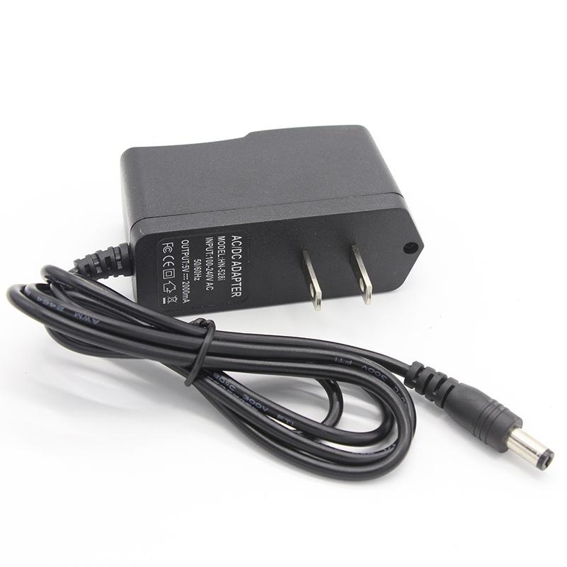 

2021 5V 2A New 100V-240V Converter Adapter 5V 2A 2000mA Power Supply 5.5mm x 2.1mm