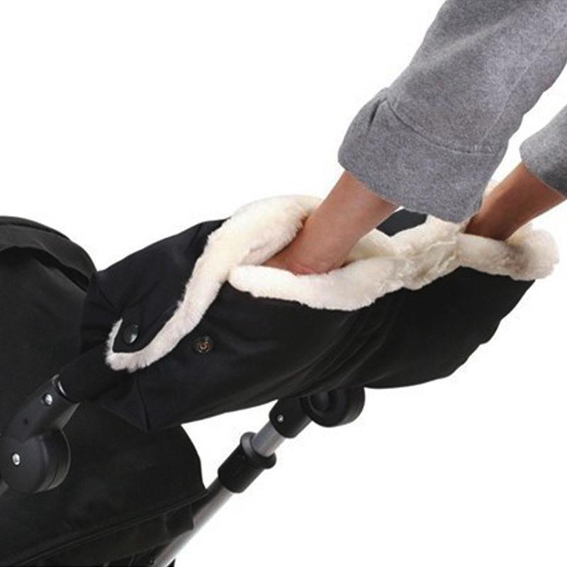 

Stroller Parts & Accessories Warm Glove Baby Accessory Windproof Thickened Thermal Gloves Winter Wheelbarrow Villus
