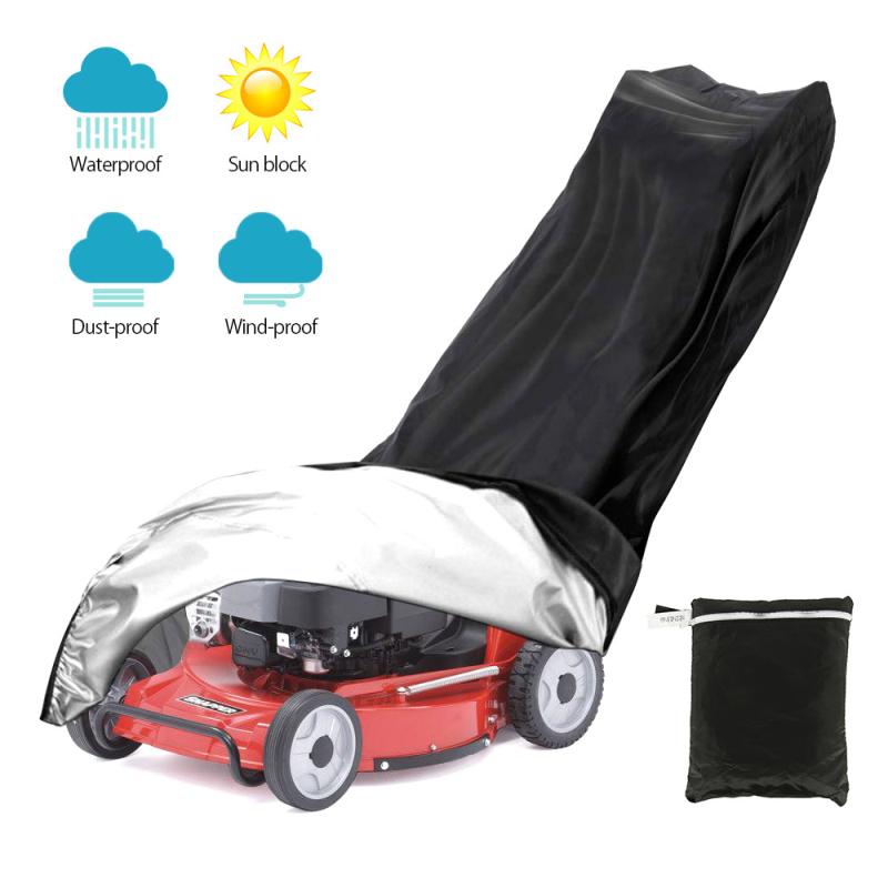 

Other Garden Supplies Plant Covers Lawn Mower Cover Waterproof Weather Uv Protector For Push Mowers Dust Storage Bag