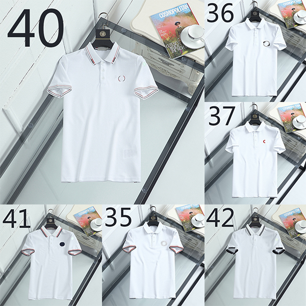 

France Luxury Brand mens polo shirt 9 Styles Summer High Quality shirts Size M--XXXL, Supplement (not shipped separately)