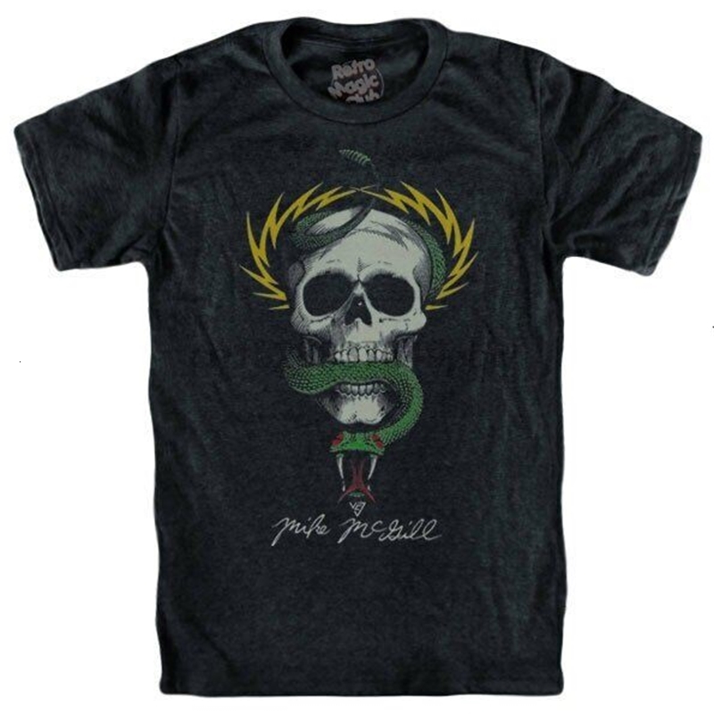 

Harajuku Streetwear Menperalta Mike Mcgill Bones Brigade Skateboard 2021 High quality Brand T Shirt Casual Short sleeve O-neck