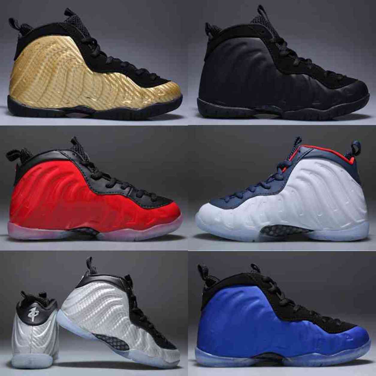 

Baby Kids Penny Hardaway Children Athletic Shoes Foams Boys Girls Beluga Sneakers Black Size 28-35
